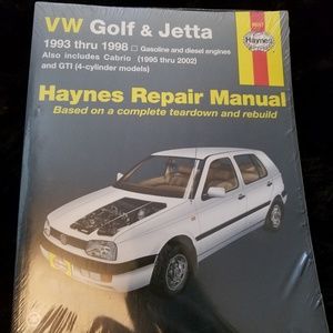 Haynes repair Manual VW Volkswagen golf Jetta